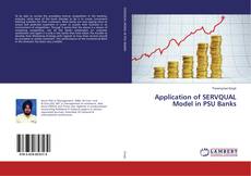 Buchcover von Application of SERVQUAL Model in PSU Banks