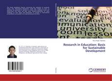 Bookcover of Research in Education: Basis for Sustainable Development