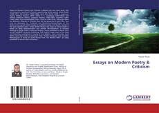 Buchcover von Essays on Modern Poetry & Criticism