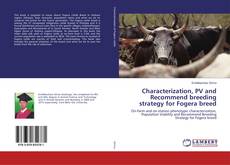 Buchcover von Characterization, PV and Recommend breeding strategy for Fogera breed