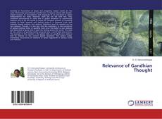 Buchcover von Relevance of Gandhian Thought
