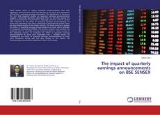 Buchcover von The impact of quarterly earnings announcements on BSE SENSEX