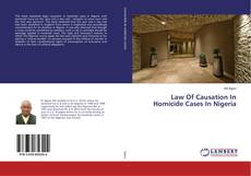 Buchcover von Law Of Causation In Homicide Cases In Nigeria