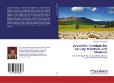 Copertina di Academic Freedom for Faculty Members and Students