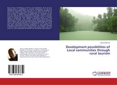 Copertina di Development possibilities of Local communities through rural tourism
