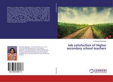 Buchcover von Job satisfaction of Higher secondary school teachers
