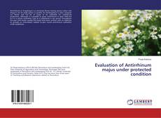 Buchcover von Evaluation of Antirrhinum majus under protected condition