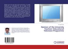 Обложка Opinion of the University Teachers' Educational Television Programme