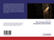Buchcover von The current issues of Hungarian prison policy