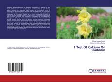 Capa do livro de Effect Of Calcium On Gladiolus 
