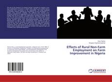 Buchcover von Effects of Rural Non-Farm Employment on Farm Improvement in Nigeria