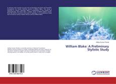 Borítókép a  William Blake: A Preliminary Stylistic Study - hoz