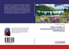 Copertina di Some studies in noncommutative quantum field theories