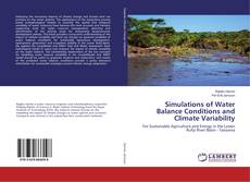 Buchcover von Simulations of Water Balance Conditions and Climate Variability