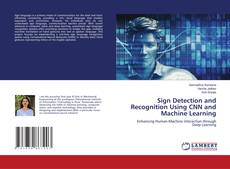 Portada del libro de Sign Detection and Recognition Using CNN and Machine Learning