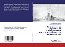 Buchcover von Эффективное управление человеческим капиталом работников университета