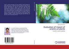 Buchcover von Evaluation of impact of arsenic on plants