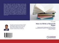 Buchcover von How to Write a Research Paper