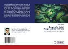 Capa do livro de Corporate Social Responsibility in India 