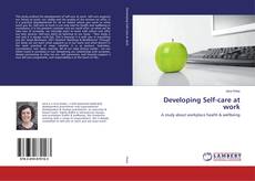 Buchcover von Developing Self-care at work