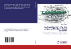 Copertina di An Investigation into the Language Needs of Saudi Students