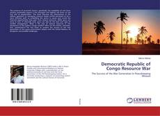 Buchcover von Democratic Republic of Congo Resource War