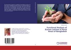 Buchcover von Functional Analysis of Ecosan Latrines in Rural Areas of Bangladesh