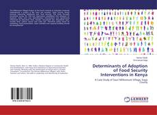 Copertina di Determinants of Adoption of Food Security Interventions in Kenya