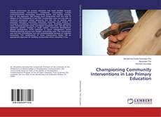 Buchcover von Championing Community Interventions in Lao Primary Education