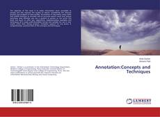 Copertina di Annotation:Concepts and Techniques