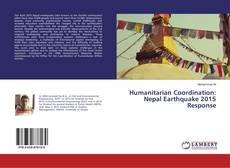 Copertina di Humanitarian Coordination: Nepal Earthquake 2015 Response