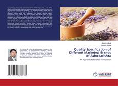 Copertina di Quality Specification of Different Marketed Brands of Ashokarishta