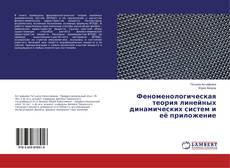 Buchcover von Феноменологическая теория линейных динамических систем и её приложение