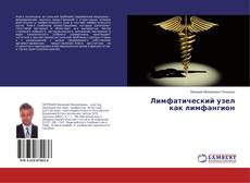 Buchcover von Лимфатический узел как лимфангион