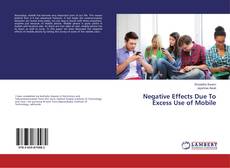 Buchcover von Negative Effects Due To Excess Use of Mobile