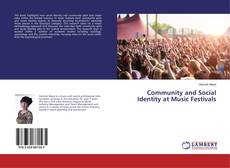 Buchcover von Community and Social Identity at Music Festivals
