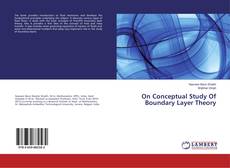 Buchcover von On Conceptual Study Of Boundary Layer Theory