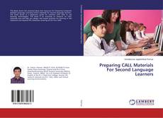 Buchcover von Preparing CALL Materials For Second Language Learners