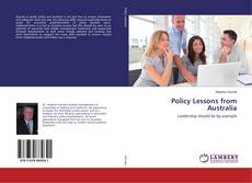 Capa do livro de Policy Lessons from Australia 