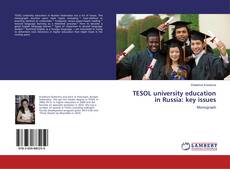 Buchcover von TESOL university education in Russia: key issues