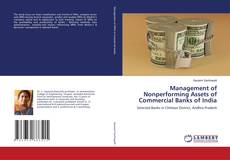 Buchcover von Management of Nonperforming Assets of Commercial Banks of India