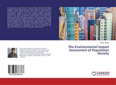 Buchcover von The Environmental Impact Assessment of Population Density