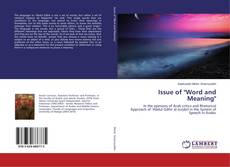 Copertina di Issue of "Word and Meaning"