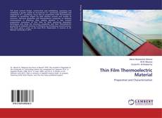 Couverture de Thin Film Thermoelectric Material