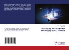 Buchcover von Rethinking Priority Sector Lending by Banks in India