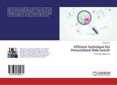 Buchcover von Efficient Technique For Personalized Web Search