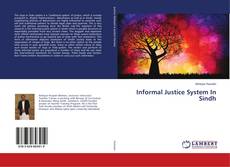Couverture de Informal Justice System In Sindh