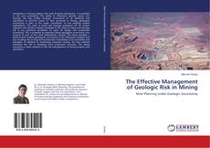 Buchcover von The Effective Management of Geologic Risk in Mining