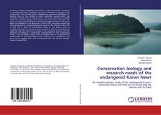 Buchcover von Conservation biology and research needs of the endangered Kaiser Newt