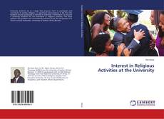 Buchcover von Interest in Religious Activities at the University